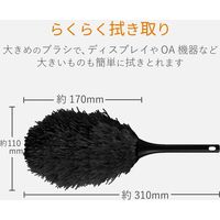 エレコム クリーニングブラシ/ノーマルタイプ/除電/ブラック KBR-AM012AS 1個