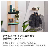 フクビ化学工業 ファブラックロング棚受け1個入(スケルトン) FRLT1SK（直送品）