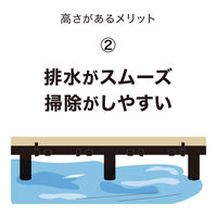 タカショー BU 敷くだけタイル 磁器 BE 9枚組 JBG-BCBE/9S 1セット（直送品）