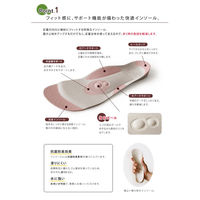 リゲッタ ツヴォル スリッポンパンプス グレーブルー L(24.0~24.5) TB103-GBL-L 1足　ナースシューズ（直送品）