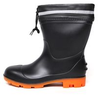 ZIPLOAHG-985ＰＶＣ耐油衛生 安全長靴 L     ブラックコーコス信岡1足（直送品）