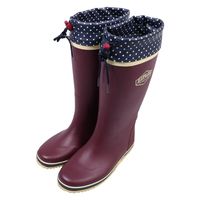 ZIPLOA LB-555 婦人カバー付きロングブーツ L     ワイン コーコス信岡 1足（直送品）