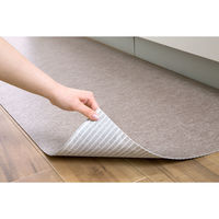 サンコー 吸着拭けるキッチンマット60×180cm 無地 ブラウン KP-78 1個