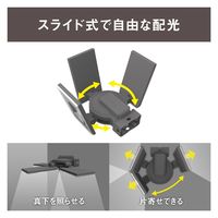 ムサシ 12.5W×3灯 LEDセンサーライト LED-AC3050 1個