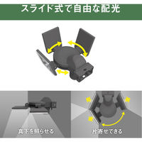 ムサシ 5W×3灯LED充電センサーライト LED-RC830 1個