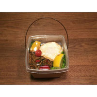 協和パック 弁当容器 デリメイト TK125 嵌合容器付 クラフト 499140 1袋(20個)（直送品）