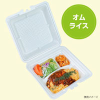 JSPパッケージング 弁当容器 テイクアウトボックス24-24CB 255605 1袋(50個)（直送品）