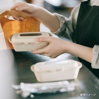 パックスタイル バガス容器 BBランチ N190-130 ラミ 657843 1袋(50個)（直送品）