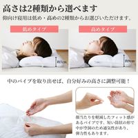 枕 西川とLOHACOが考えた仰向け寝に心地よいまくら 高め ハイタイプ 50×35×9cm 西川 オリジナル　1個 オリジナル