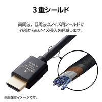 HDMIケーブル Premium プレミアムHDMI 4K/60Hz 5m 黒 ECDH-HDP50BK エレコム 1個（直送品）