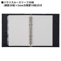 マルマン ジウリス バインダー A5 20穴 ブラック F289B-05 1冊