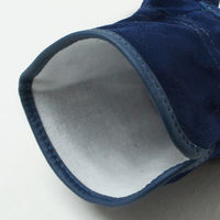 小野商事 牛床革手袋 オイル加工 内綿付き ブルー M 蒼龍 AG4813 AG4813M 1双（直送品）