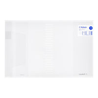 ロルバーン ポケット付メモ カバー クリア 抗菌 A5 透明 2個 デルフォニックス（Rollbahn）