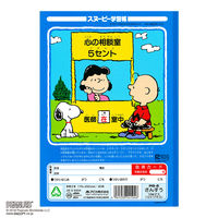 スヌーピー学習帳 さんすう 17マス セミB5 PG-2 日本ノート 2冊