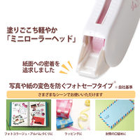 プラス テープのり使い切り norino beans（ノリノ ビーンズ）限定増量10m ピンク 54383 10個