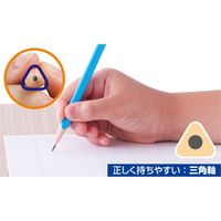 かきかたえんぴつ　低学年用　ippo（イッポ）　2B　三角軸　ナチュラル　MP-SENN04-2B　2個（2B鉛筆×20本、赤鉛筆×4本）　トンボ鉛筆