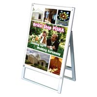 常磐精工 ポスター用スタンド看板 B1両面ホワイト ウエイトアーム・水タンクセット PSSK-B1RW-3SET 1セット（直送品）