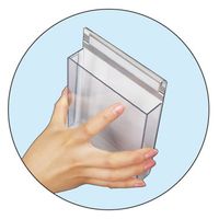 常磐精工 ポスター用スタンド看板パンフレットケース付 A3縦縦ロウ片面ホワイト(屋内用) ウエイトアーム・水タンクセット（直送品）