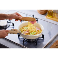 アイリスオーヤマ フライパン セット IH ガス火 オーブン 20cm お皿になるフライパン 6点セット DPAN-6S アイボリー（直送品）