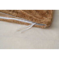 アイリスオーヤマ 布団カバーにもなる毛布　セミダブルサイズ ブラウン M-FC-SDL 1枚（直送品）