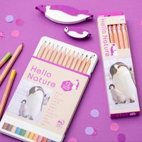 トンボ鉛筆 かきかた鉛筆ハローネイチャー2 ペンギン2B KB-KHNEP2-2B 1ダース(12本入)