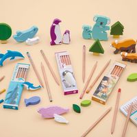 トンボ鉛筆 かきかた鉛筆ハローネイチャー2 ペンギンB KB-KHNEP2-B 1ダース(12本入)