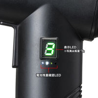 電動エアダスター コンパクト 逆さ噴射 風力3段階調整 CD-ADE5BK 1個 サンワサプライ（直送品）