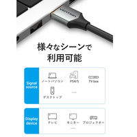 HDMIケーブル 0.5m 4K60Hz 極細 AL-0171 1本 VENTION