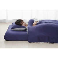 アイリスオーヤマ 布団10点セット マットレス付き シングル S 組みふとん 寝具 介護 仮眠室 防災 枕 布団カバー KFS-R-M10S ブルー