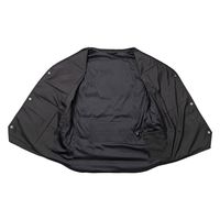 Makku AS-3890 マルチサックヒートベスト ブラック LAS-38901枚（直送品）