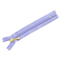 日本紐釦貿易(Nippon Chuko) Y.K.K ポーチ用カラフルファスナー パープル×レモン 14cm 5本 3CF14-CO19（直送品）