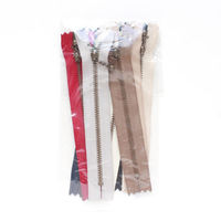 YKK Y.K.K 玉付きファスナー 16cm アンティークゴールド 10色セット 3GKB16-10MIX 1セット(10本入/5袋セッ（直送品）