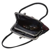 小田清 印伝トンボ柄 持ち手付きがま口財布 レッド KP010-04 1箱（直送品）