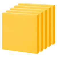 【強粘着】アスクル はたらく 強粘着ふせん 75×75mm ビビッドオレンジ （正方形） 10冊（5冊×2箱）  オリジナル