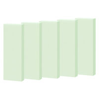 【強粘着】アスクル はたらく 強粘着ふせん 75×25mm パステルグリーン （短冊） 10冊（5冊×2箱）  オリジナル