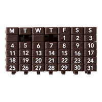 シヤチハタ 連結数字スタンプ 万年カレンダー 英語 GRJ-5ACE 1個