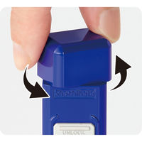 シヤチハタ ワンタッチ式 印鑑ホルダー ハンコ・ベンリ イエローグリーン CPHN-A4 1個