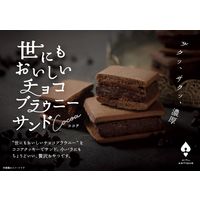 世にもおいしいチョコブラウニーサンド ココア 6個 オールハーツ・カンパニー 洋菓子 個包装
