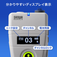 サンワサプライ ワイヤレスガイドシステム(親機) MM-WGS2TN 1個