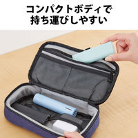 クリーナー ブラシ & クロス 2Way 静電気除去 除電ブラシ ブルーグリーン KBR-017GN エレコム 1個