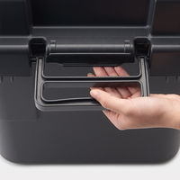 無印良品 ポリプロピレン頑丈収納ボックス ダークグレー 大 約幅60×奥行39×高さ37cm 50L 1セット（2個） 良品計画