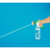 汚れスッキリ ジェット水圧ブラシ ペットボトル取付けタイプ グリーン 1個 コジット