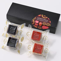 アデリー ホシファーム　フリルブーケカラフル８本　＆　ホテルオークラ　プチケーキ４個 FMF-04B 1個（直送品）