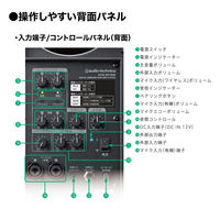 オーディオテクニカ デジタルワイヤレスアンプシステム ATWーSP1920/MIC 1個