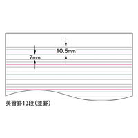 コクヨ キャンパス英習帳（ソフトリング）6号（セミB5）13段 ス-S810F13 1冊