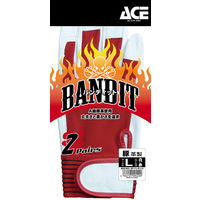 小野商事 バンディット豚甲メリマジック 白/赤 L AG5163 1セット(2双)