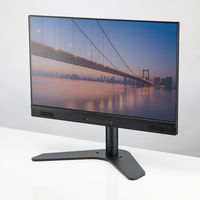 サンワサプライ 卓上モニタースタンド(回転・高さ調整付き) CR-LAD1110BK 1台