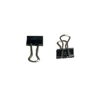 ライオン事務器 バインダークリップ 豆 口幅 13mm 10個入 No.105 1箱