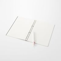 無印良品 ノート型はがせるルーズリーフ B5・6mm横罫 26穴 50枚 黒 1セット（4冊） 良品計画