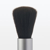 無印良品 ポリエステル携帯用チークブラシ 全長約93mm（繰り出し式） 良品計画